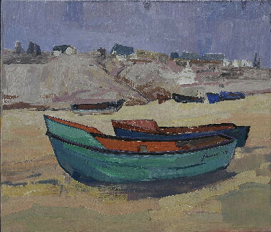 Зеленая лодка