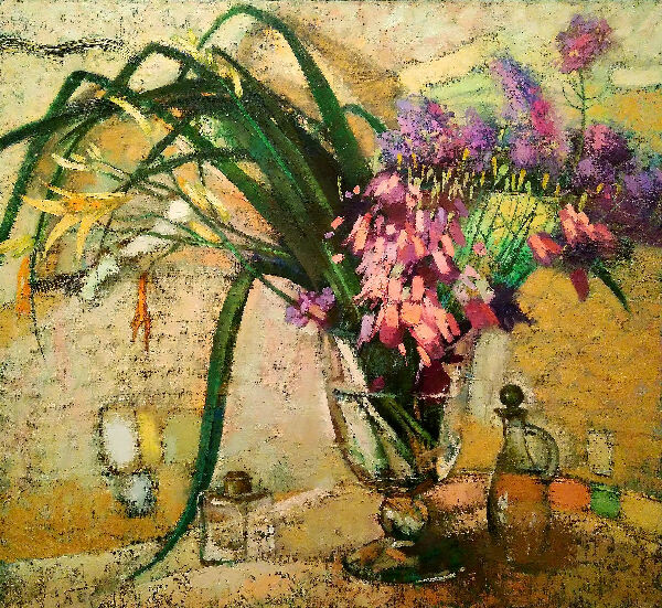 Cкляночки та квіти