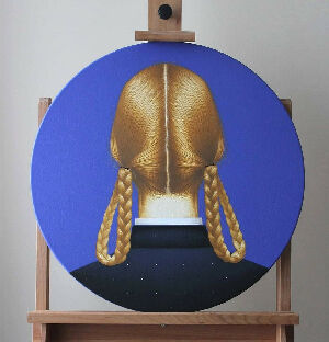 Портрет на синем