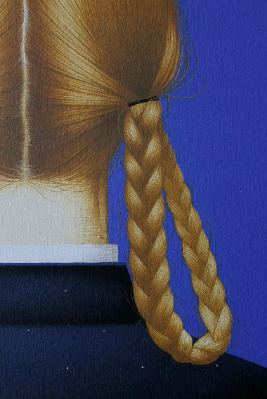 Портрет на синьому