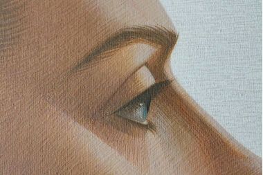 Автопортрет в белой комнате