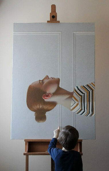 Автопортрет в белой комнате