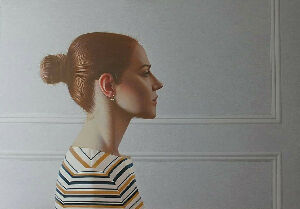 Автопортрет в белой комнате