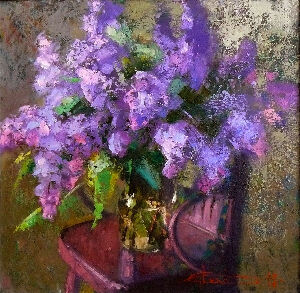 Бузок на стільці