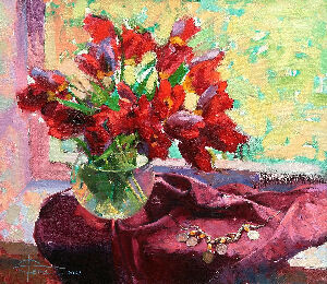 Тюльпани з арабським намистом