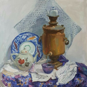 Натюрморт з самоваром