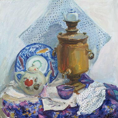 Натюрморт с самоваром