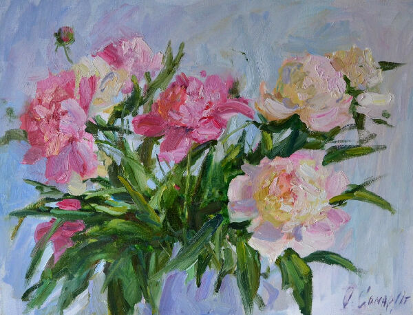 Букет півонії