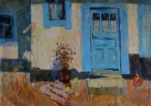 Біля старої хижини