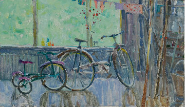 Велосипеды. Утренняя веранда.