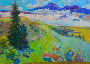 Ранній туман у Чорній Тисі