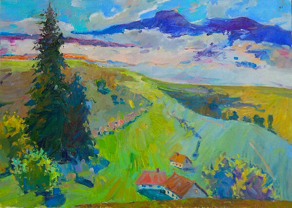 Ранній туман у Чорній Тисі