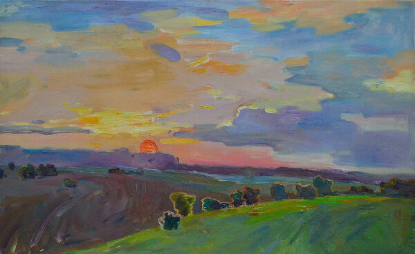 Рассвет над полем