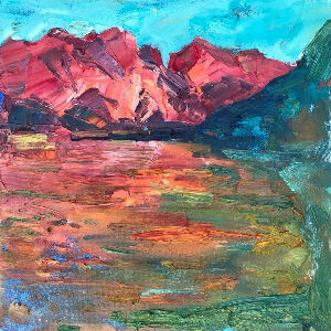 Рубіновий захід сонця