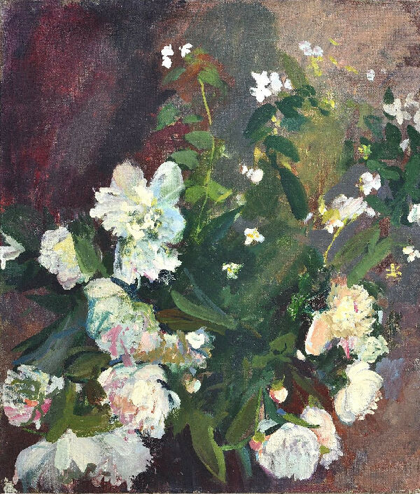 Півонії та жасмин