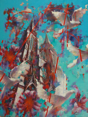 Готика и голуби