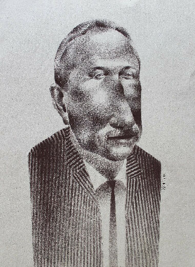 Vasily Kuybyda, a series of portraits