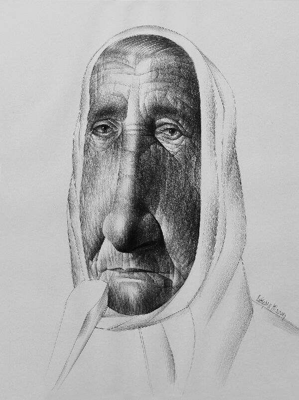 Без назви, серія портретів «Чоловік і жінка»