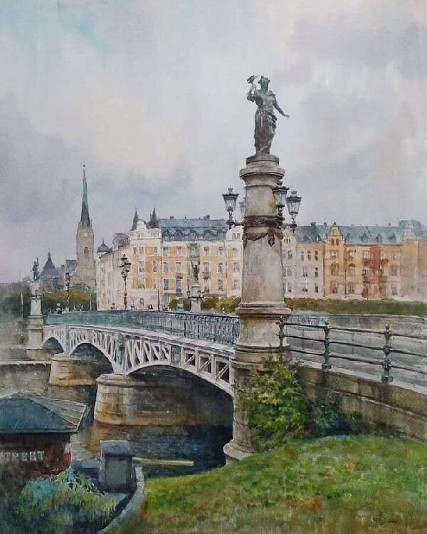 Стокгольм. Міст Юргордсбрун