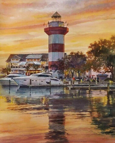 Вечер. Маяк