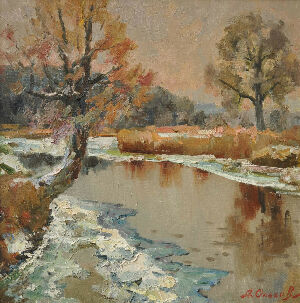 Оттепель на р. Ирпень