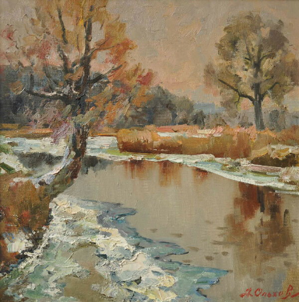 Оттепель на р. Ирпень