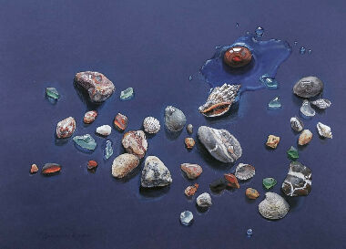 Sea pebbles