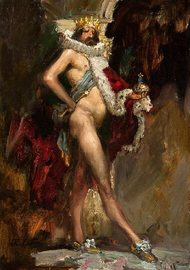 Этюд Голый король