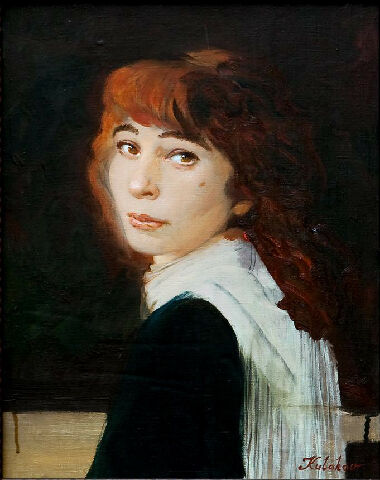 Portrait of wife