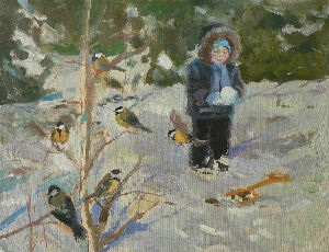 Солнечный, зимний день