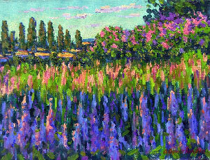 Дикие люпины