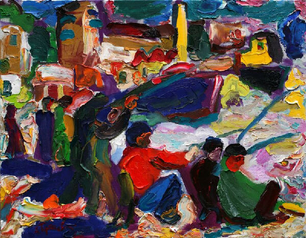Fishermen in Yalta