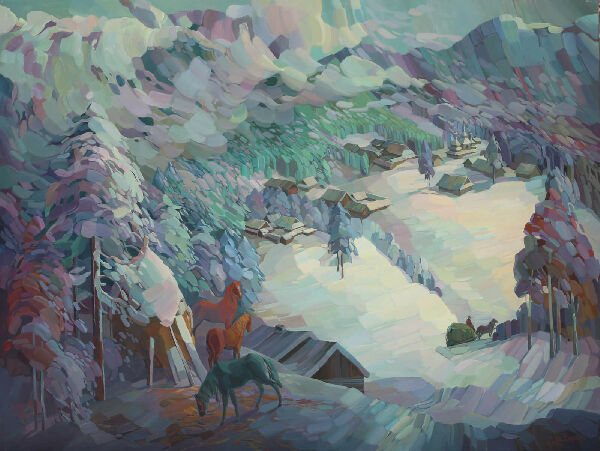 Посеребренные горы