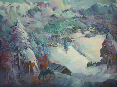 Посеребренные горы