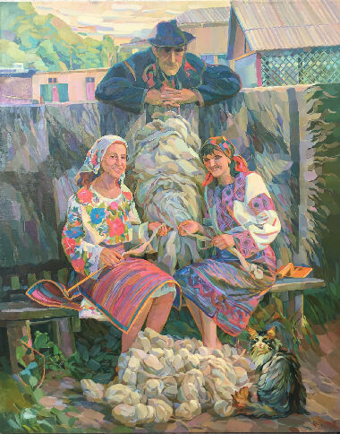 Пряхи из Яворова. Ухаживания