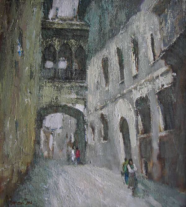 Barcelona. Via Bisbe.