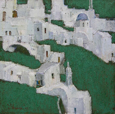 Greece. Rafinad on the Island of Santorini