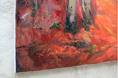 Autumn in the aspen forest