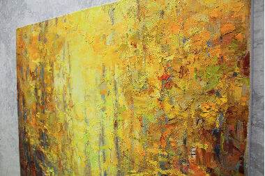 Autumn in the aspen forest