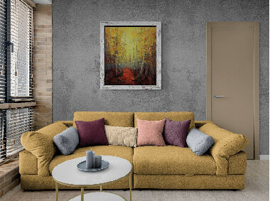 Autumn in the aspen forest