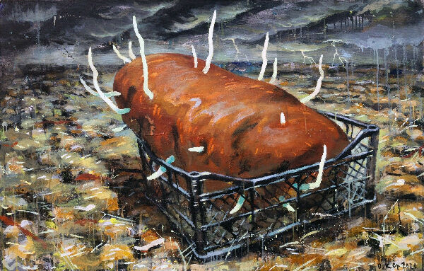 Пейзаж з картоплею