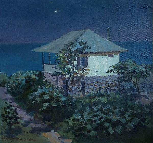 Лунная ночь в Крыму