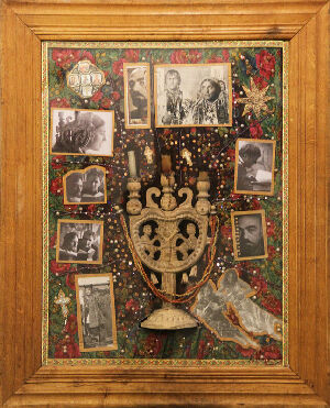 Collage "Candle holder"