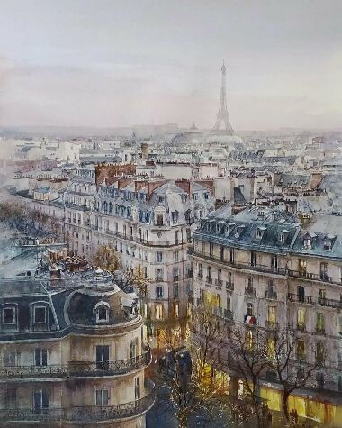 Вечерний город