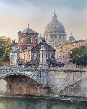 Міст Сант-Анджело. Рим