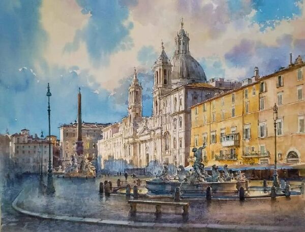 Площадь Навона. Рим