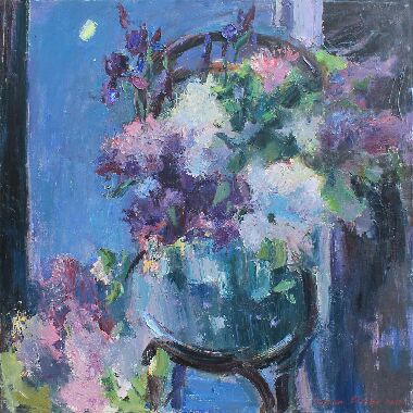 Сирень в лунную ночь