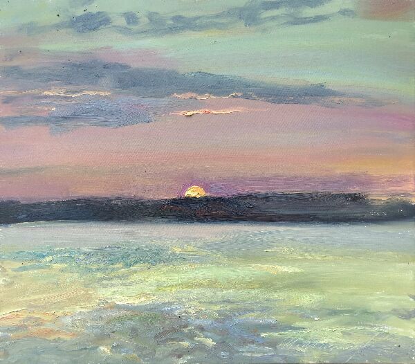 Evening sun. On the eve of a new day.