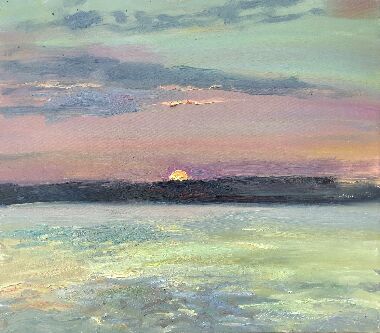 Evening sun. On the eve of a new day.