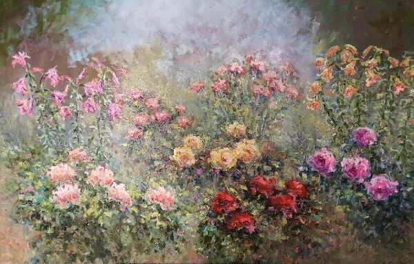 Розы и лилии